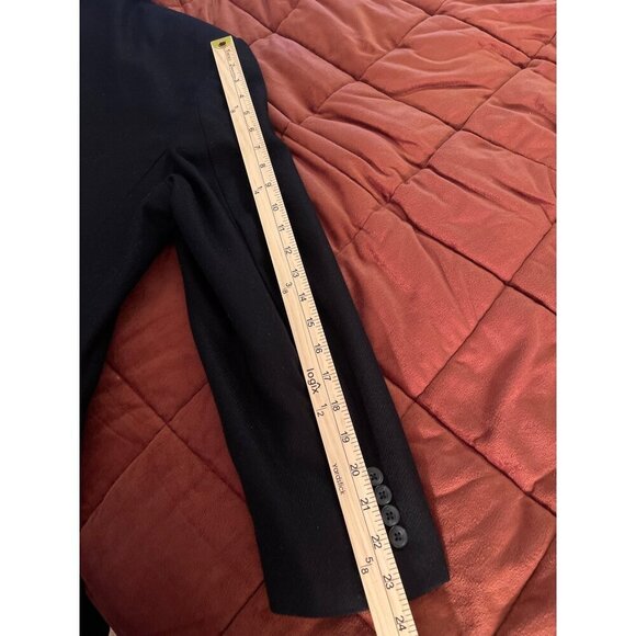 Peerless Couture Mens Black Blazer Jacket 42R Cashmere & Silk Blend Made In Cana - Picture 13 of 13